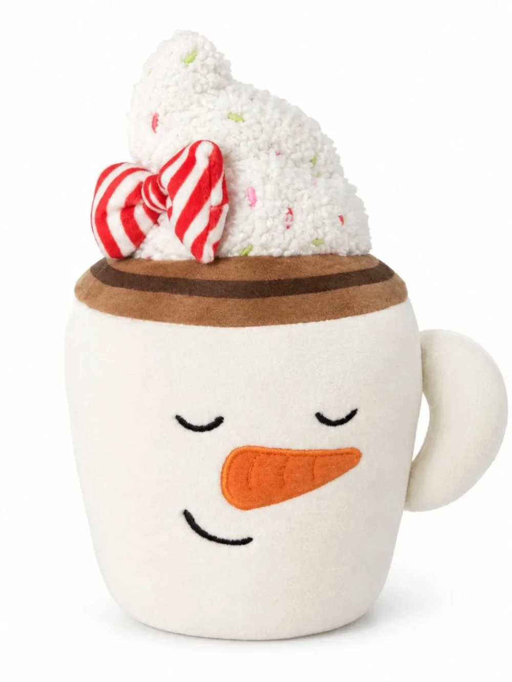 Snowman Hot Cocoa Mug Christmas Plush Pillow 10
